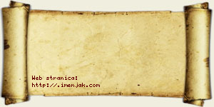 Dina Mihailović vizit kartica